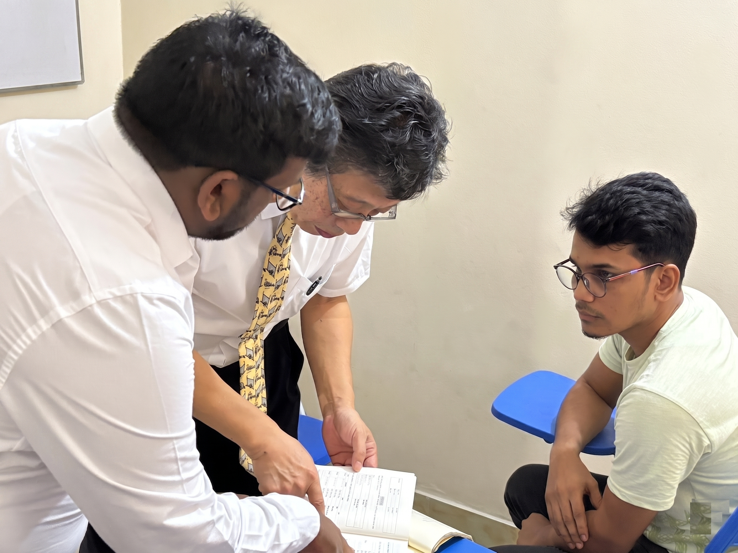 Students in a modern learning environment